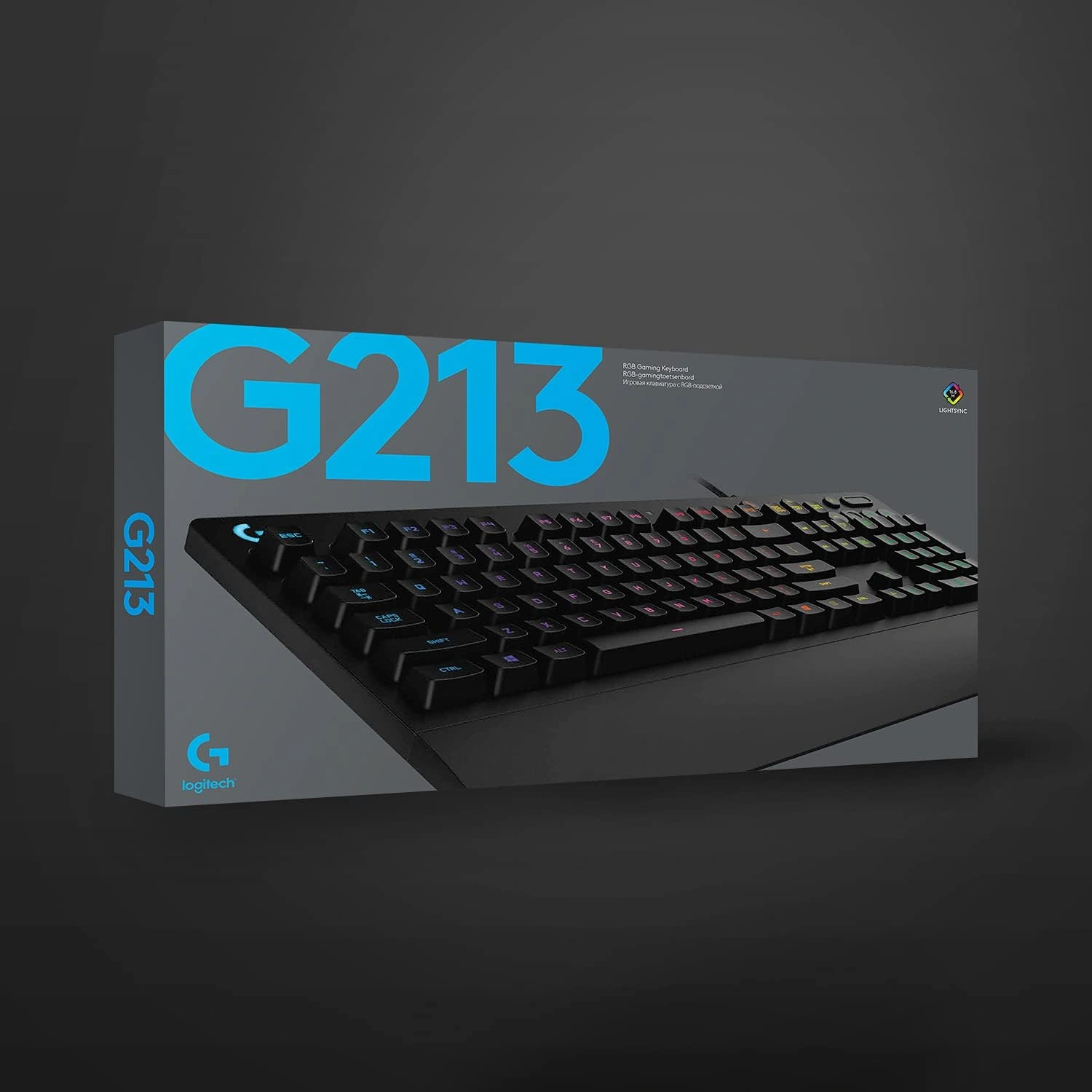 Logitech G213 Prodigy RGB Gaming Keyboard - Black